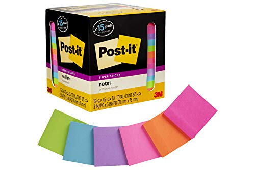 Post-it-Super-Sticky-Notes-Assorted-Bright-Colors-3-in-x-3-in-15-PadsPack-45-SheetsPad-2x-the-Sticking-Power-Recyclable-654-15SSCP-Multi-color-0.jpg